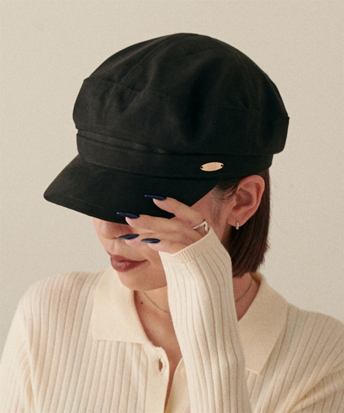 HATMIKKE CECIL McBEE スウェードマリンキャップ_main