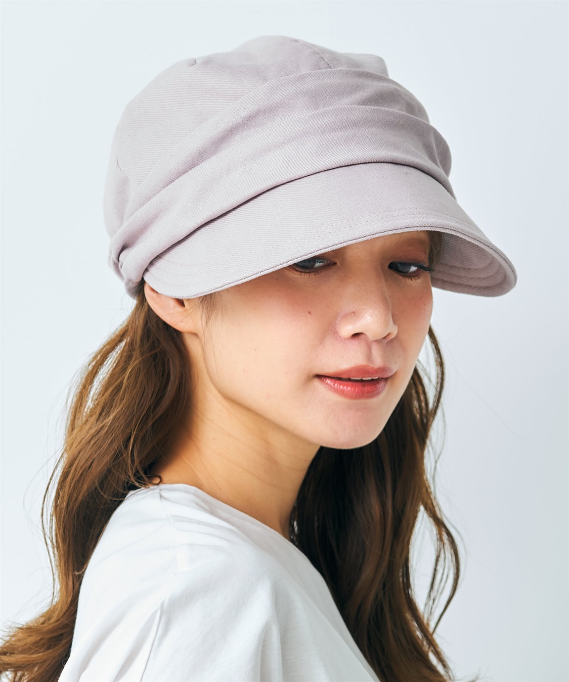 HATMIKKE 【HATMIKKE / ハットミッケ】遮光100% 小顔見せシャーリングキャスケット_variation_5