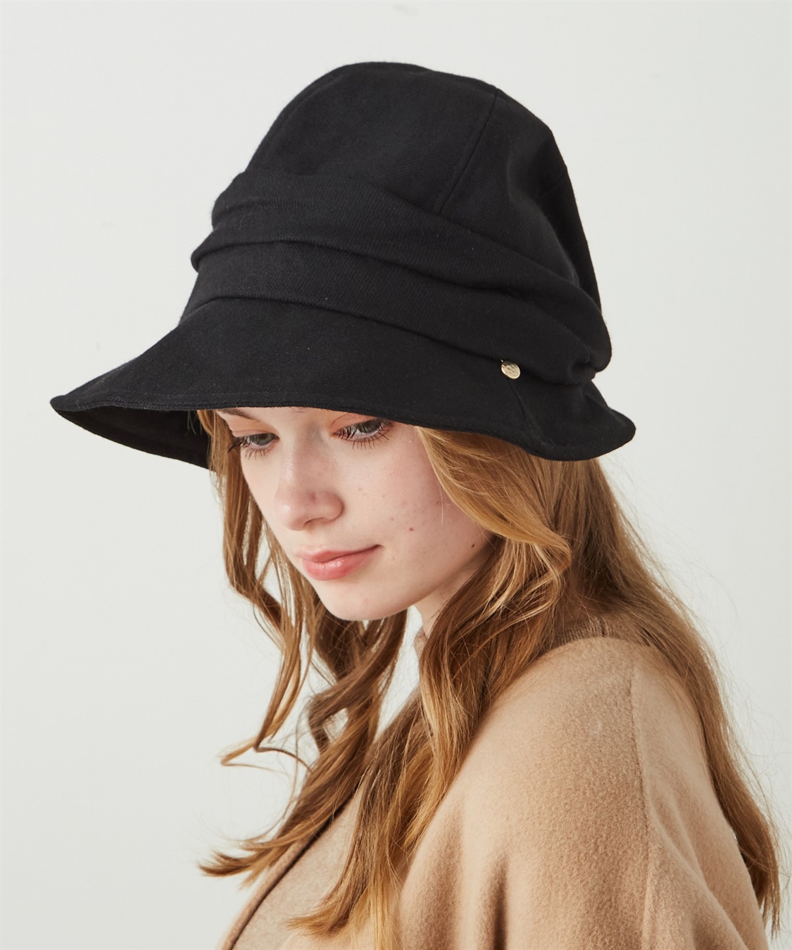 HATMIKKE 【HATMIKKE / ハットミッケ】秋冬のUV対策に 遮光100% ゆったり小顔シャーリングクロッシェ_main