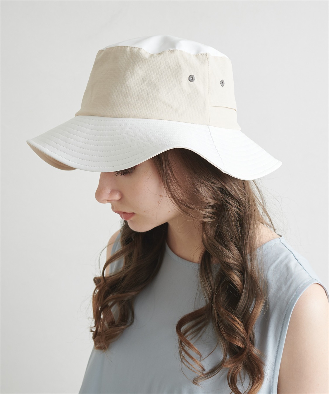 HATMIKKE 【放射冷却素材Radi Cool】男女兼用 / 超冷却 / ダントツ冷ボウ アドベンチャーハット_main