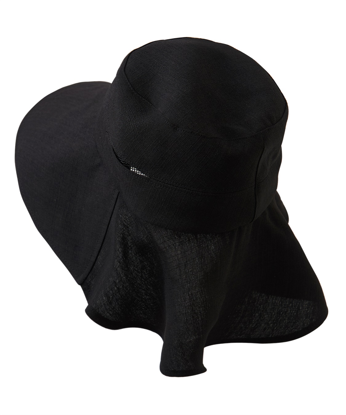 HATMIKKE UVカット日傘帽子 ベンチレーションタレ付きハット_variation_1