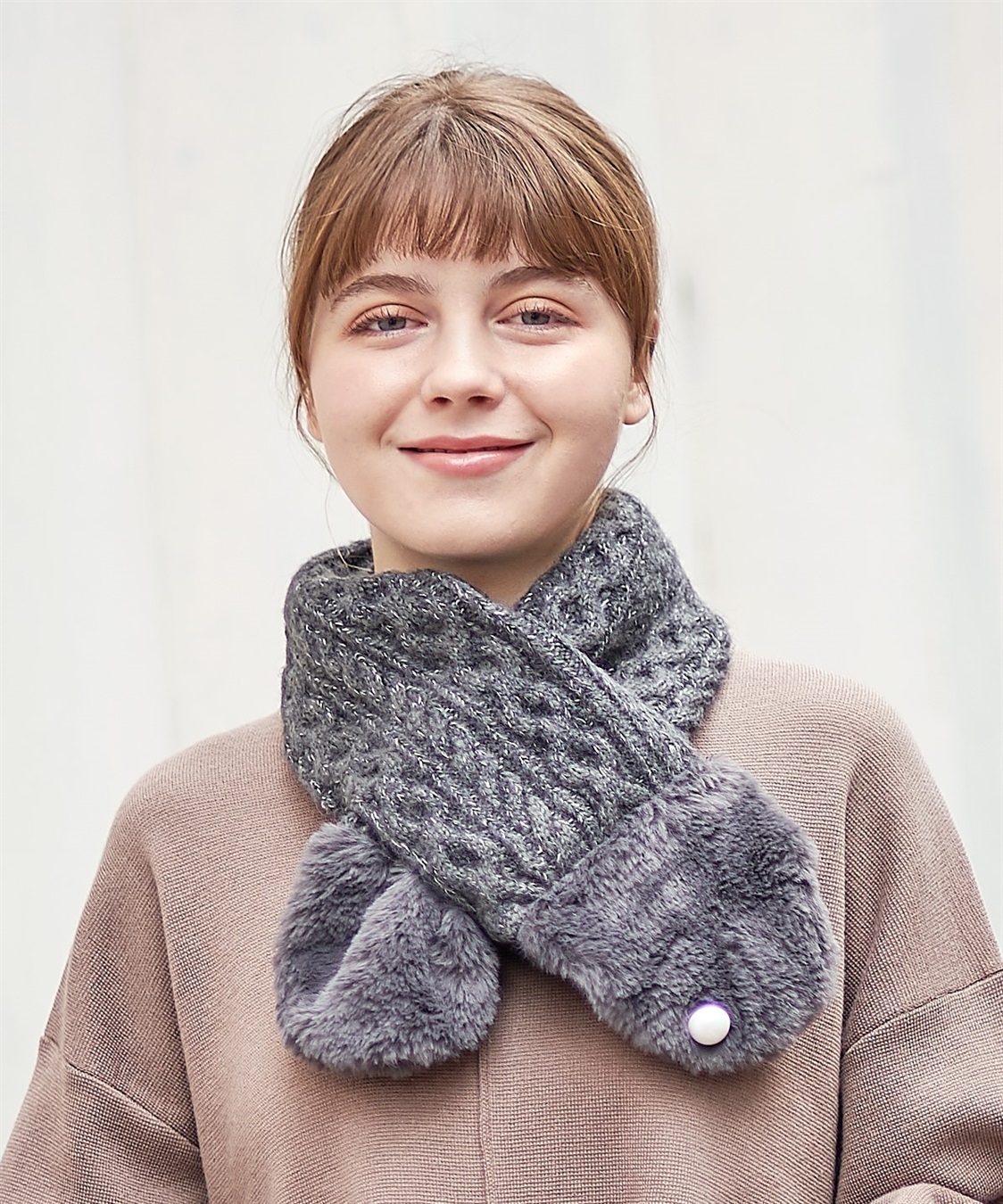 HATMIKKE 【HATMIKKE】ファーコンビプチマフラー_variation_1