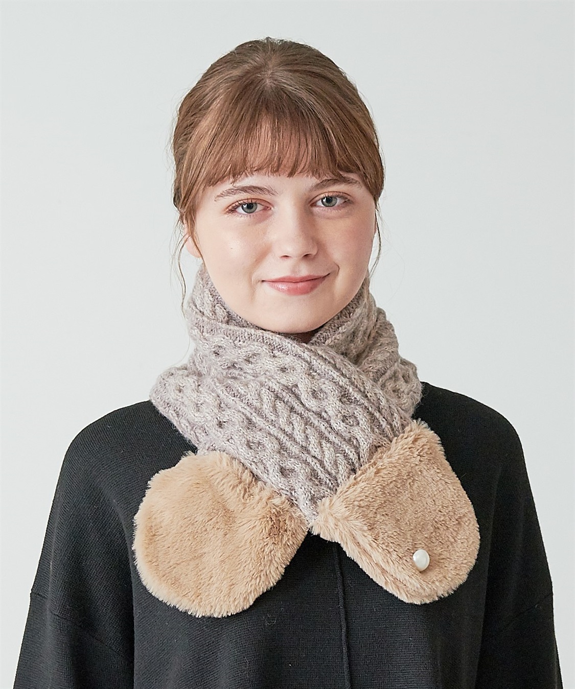 HATMIKKE 【HATMIKKE】ファーコンビプチマフラー_variation_3