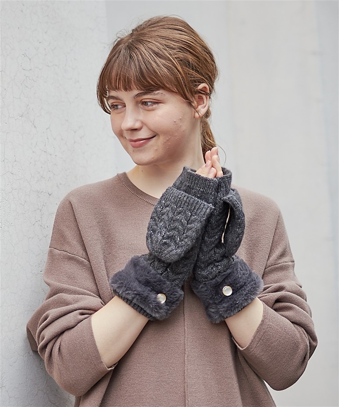 HATMIKKE 【HATMIKKE】ファーコンビロンググローブ_variation_1