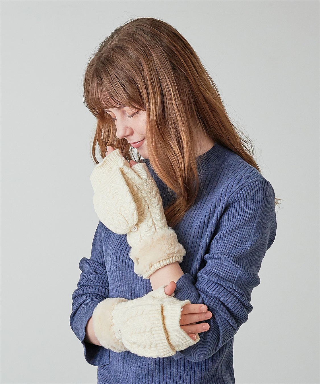 HATMIKKE 【HATMIKKE】ファーコンビロンググローブ_variation_2