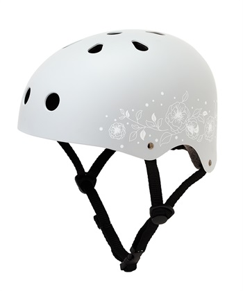 【MEET】ハードシェル フラワーシルエット SG規格 自転車ヘルメット(グレー-ＦＡ)