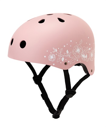 【MEET】ハードシェル フラワーシルエット SG規格 自転車ヘルメット(ピンク-ＦＡ)