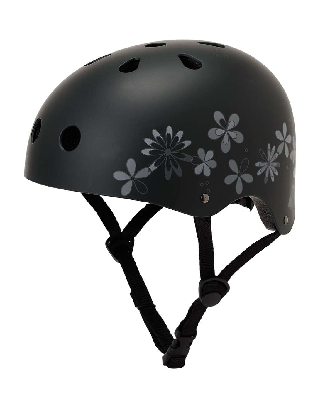HATMIKKE 【MEET】ハードシェル フラワーイラスト SG規格 自転車ヘルメット_variation_1