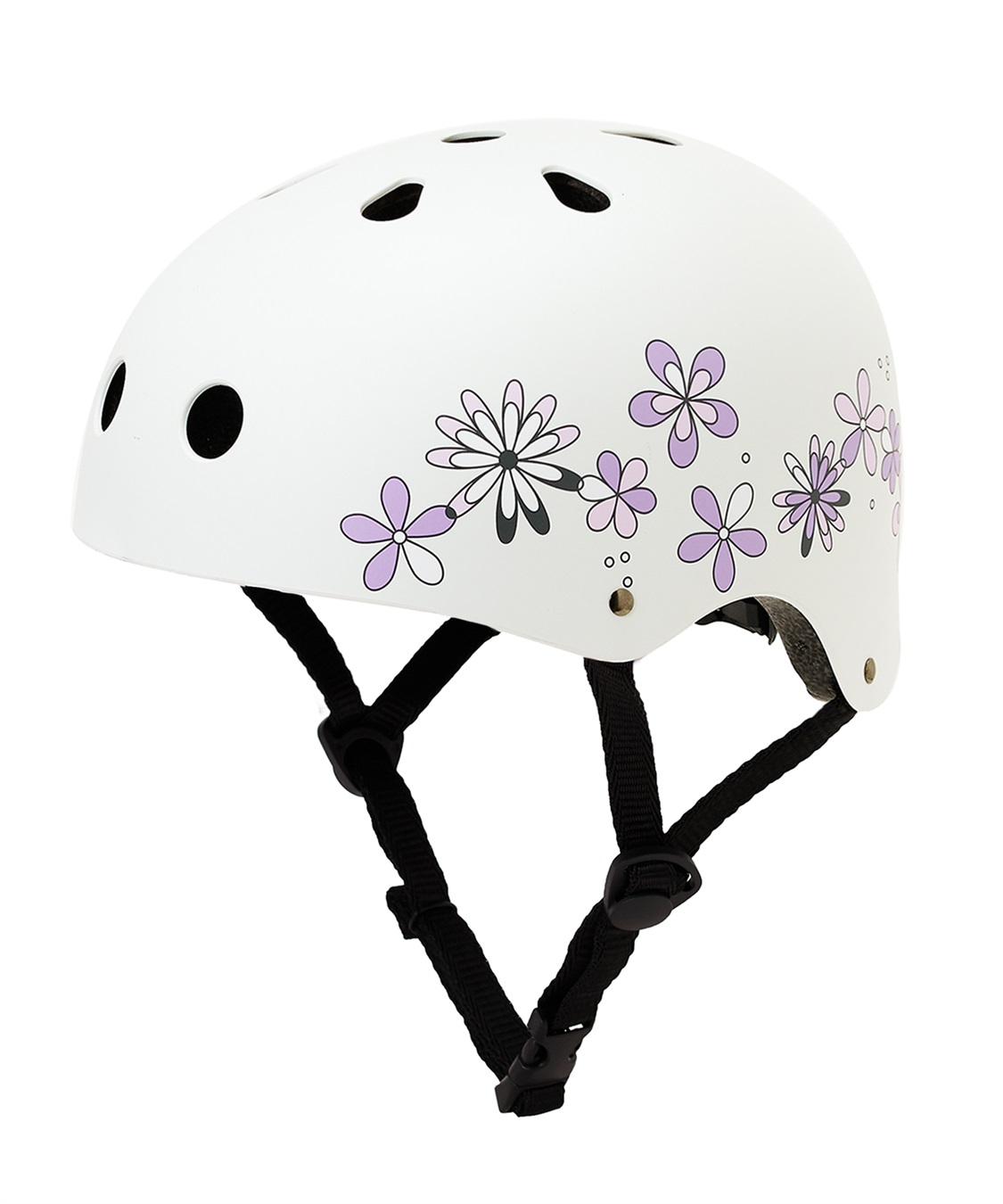 HATMIKKE 【MEET】ハードシェル フラワーイラスト SG規格 自転車ヘルメット_variation_2