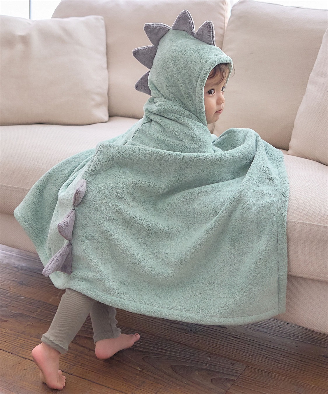 Rosemadame アニマルバスローブ フード付き 吸水速乾 ふんわり やわらか 肌ざわりやさしい マイクロファイバー_variation_5