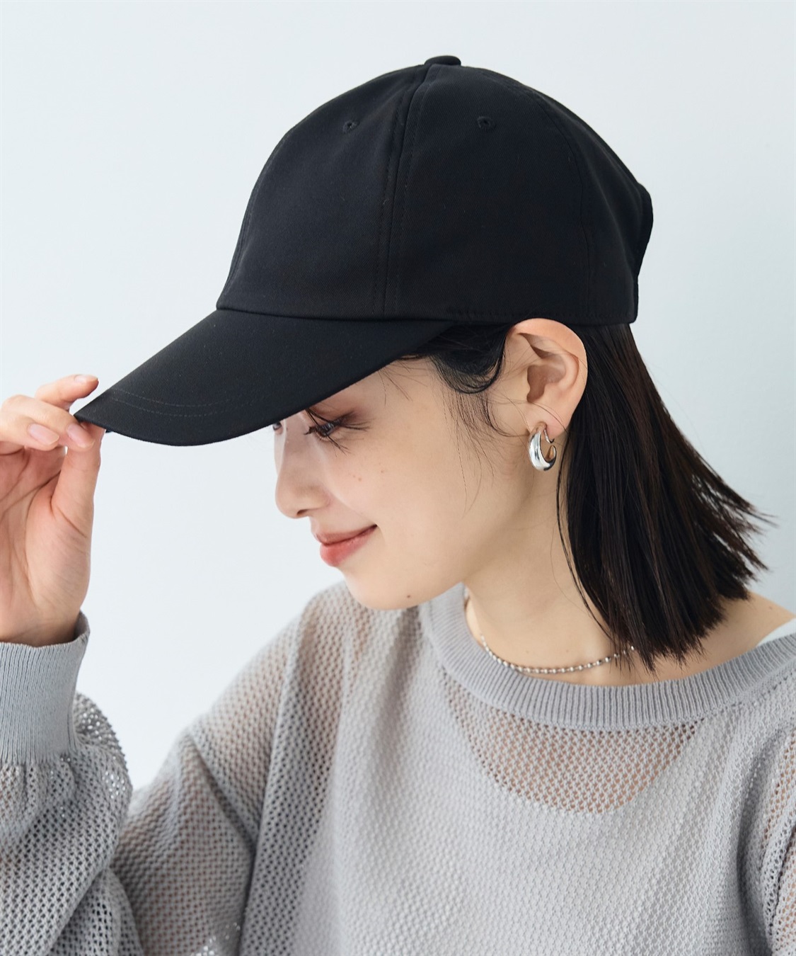 しーちゃん 完全遮光 キャップ ブラック ネックカバー si_chaaaan しーちゃん 完全遮光 キャップ ブラック ネックカバー si_chaaaan