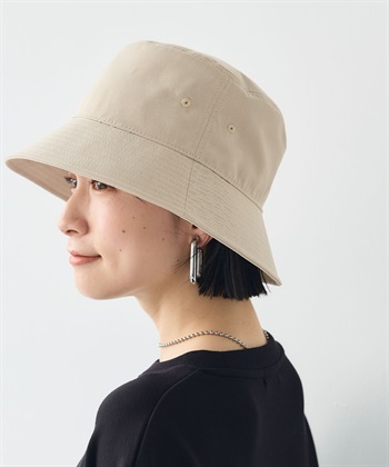 《UV99％以上カット》エブ楽 遮光バケットハット(ベージュ-58cm)