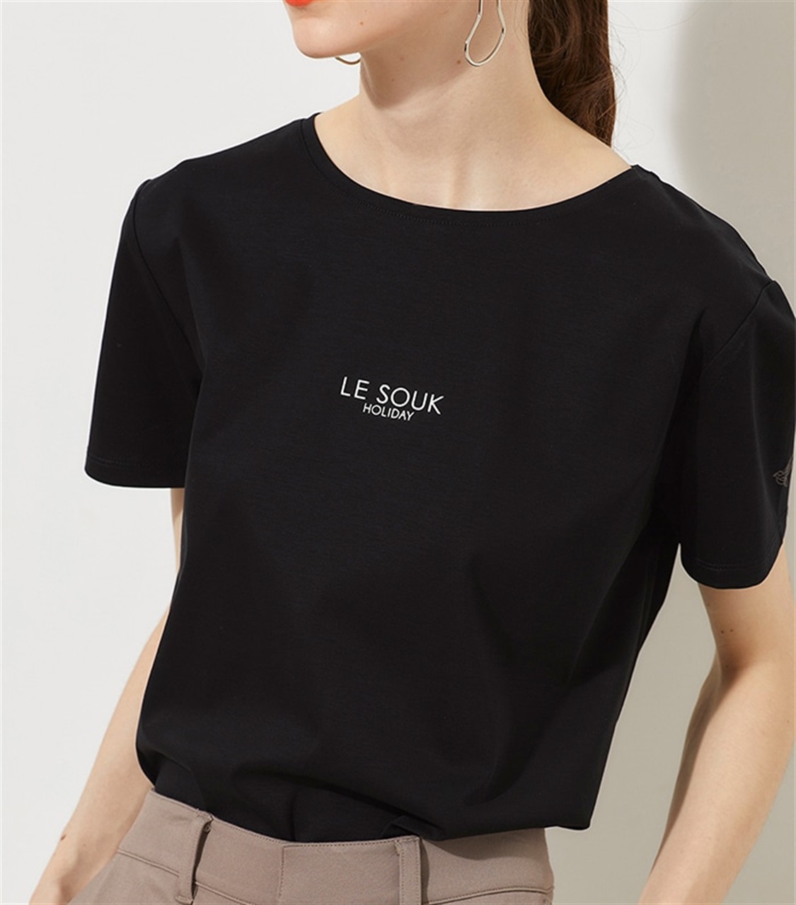LE SOUK HOLIDAY ルスークロゴＴシャツ_variation_3
