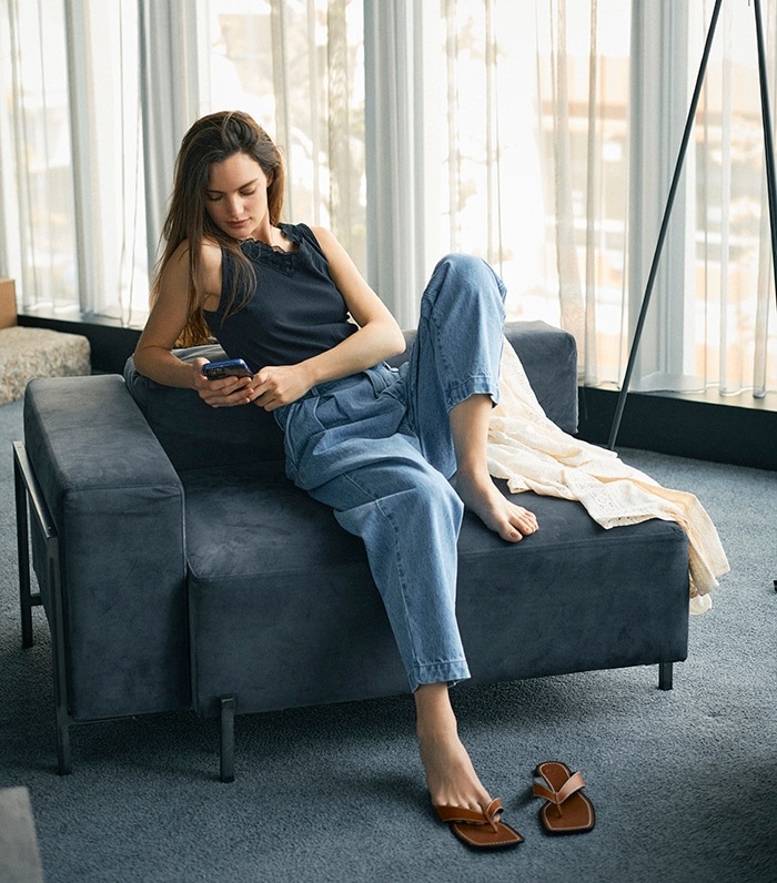 LE SOUK HOLIDAY レースタンクトップ_main