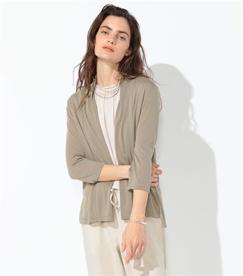 LE SOUK HOLIDAY ミドル丈ドレープカーディガン_variationthumb_2