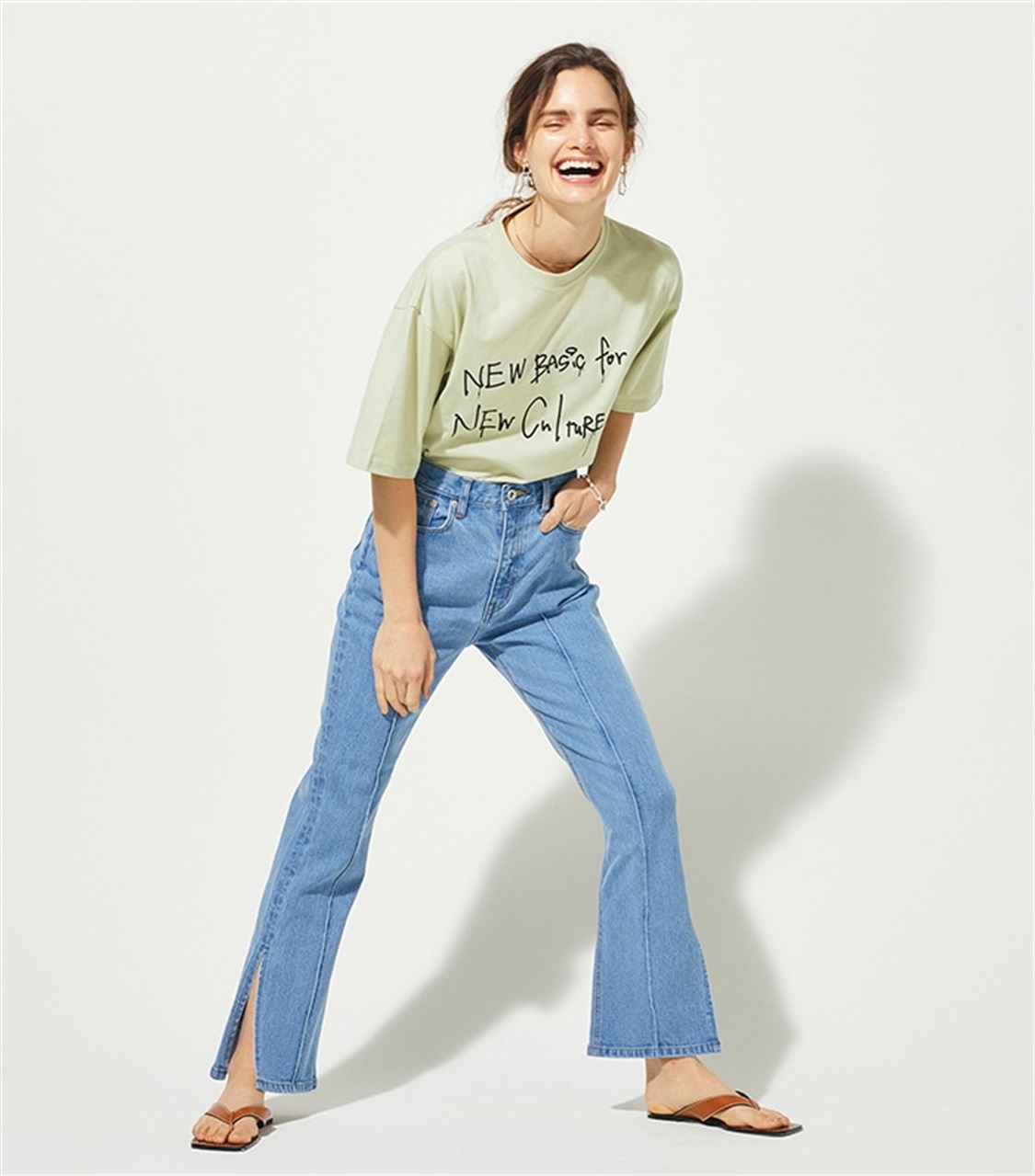 LE SOUK HOLIDAY koeコラボビックシルエットプリントTシャツ_variation_4