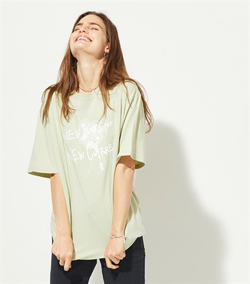 LE SOUK HOLIDAY koeコラボビックシルエットフラワープリントTシャツ_variationthumb_4