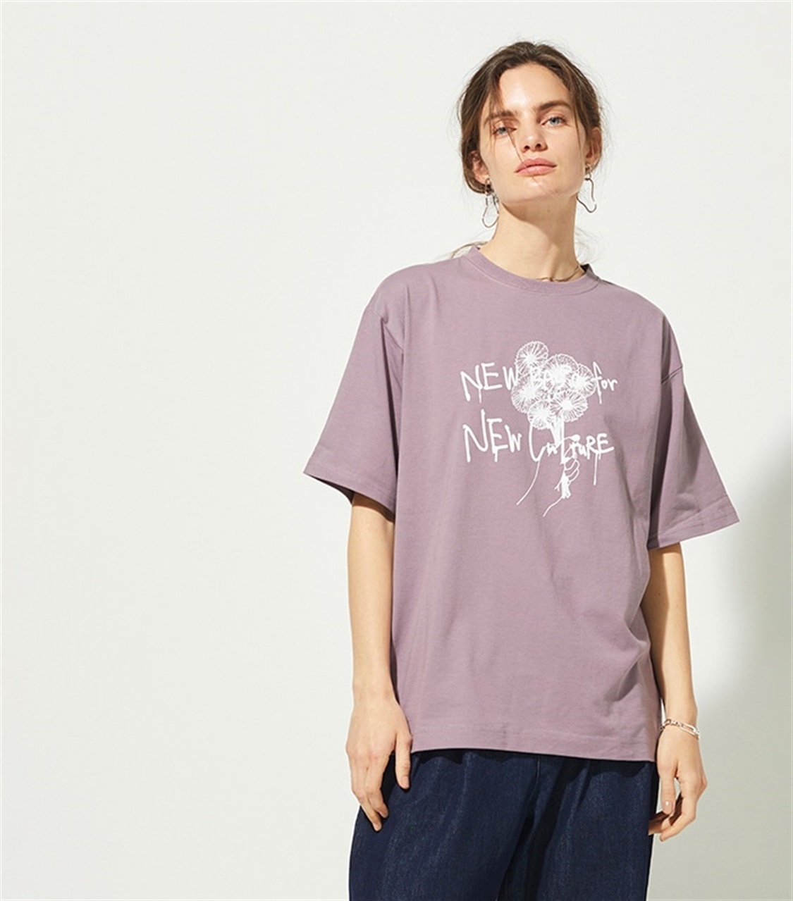 LE SOUK HOLIDAY koeコラボビックシルエットフラワープリントTシャツ_variation_3