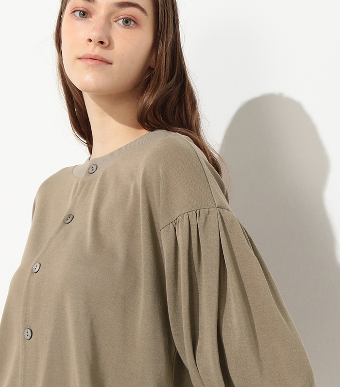 LE SOUK HOLIDAY 2WAYパフスリーブショート丈カーディガン_variation_3