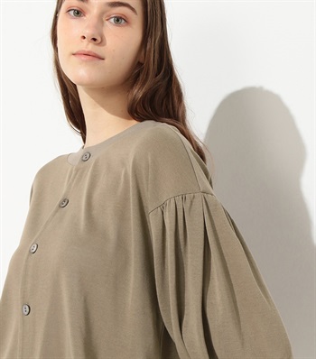 LE SOUK HOLIDAY 2WAYパフスリーブショート丈カーディガン_variationthumb_3