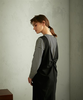 LE SOUK HOLIDAY ボーダーゆるシルエットプルオーバー_variationthumb_3