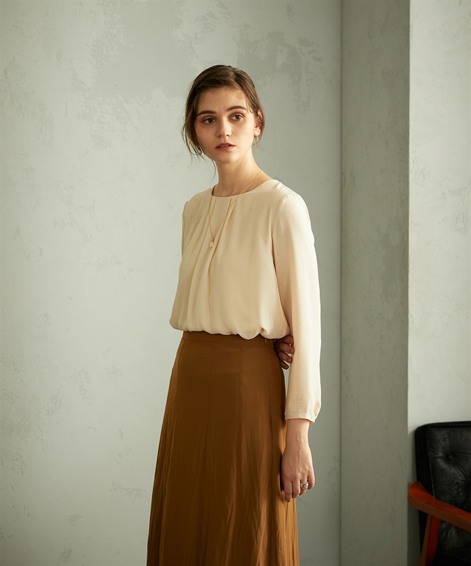 LE SOUK HOLIDAY シフォン重ねTブラウス_main