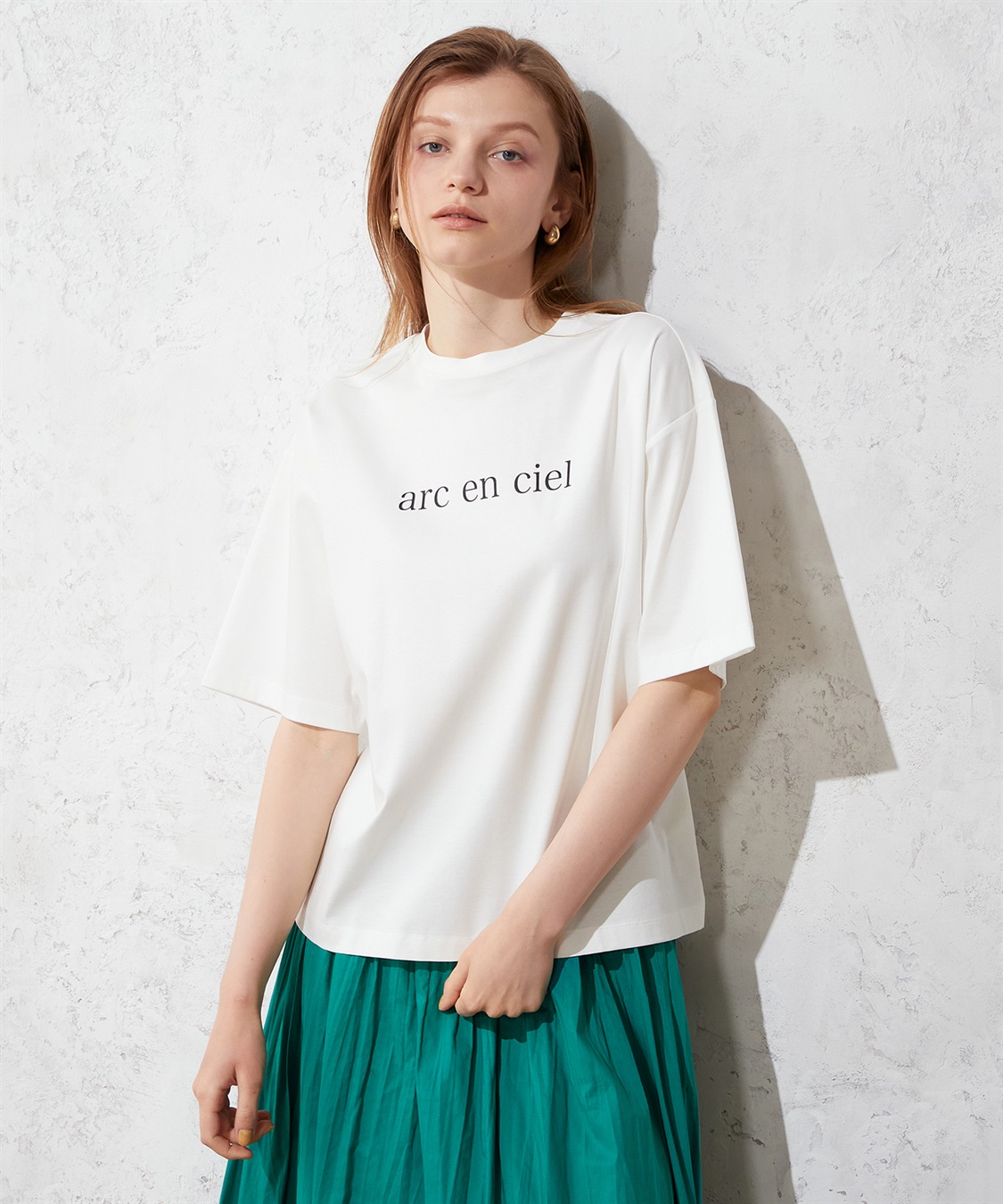 LE SOUK HOLIDAY モックネックロゴTシャツ_main