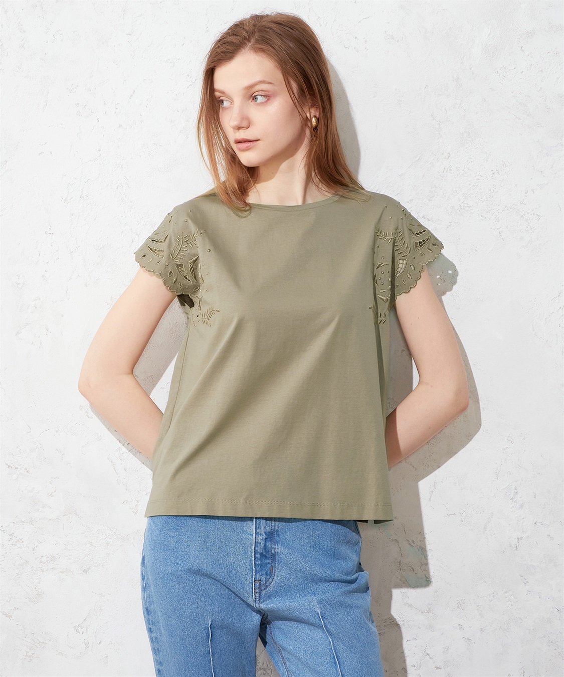 LE SOUK HOLIDAY 刺しゅうスリーブプルオーバー_main