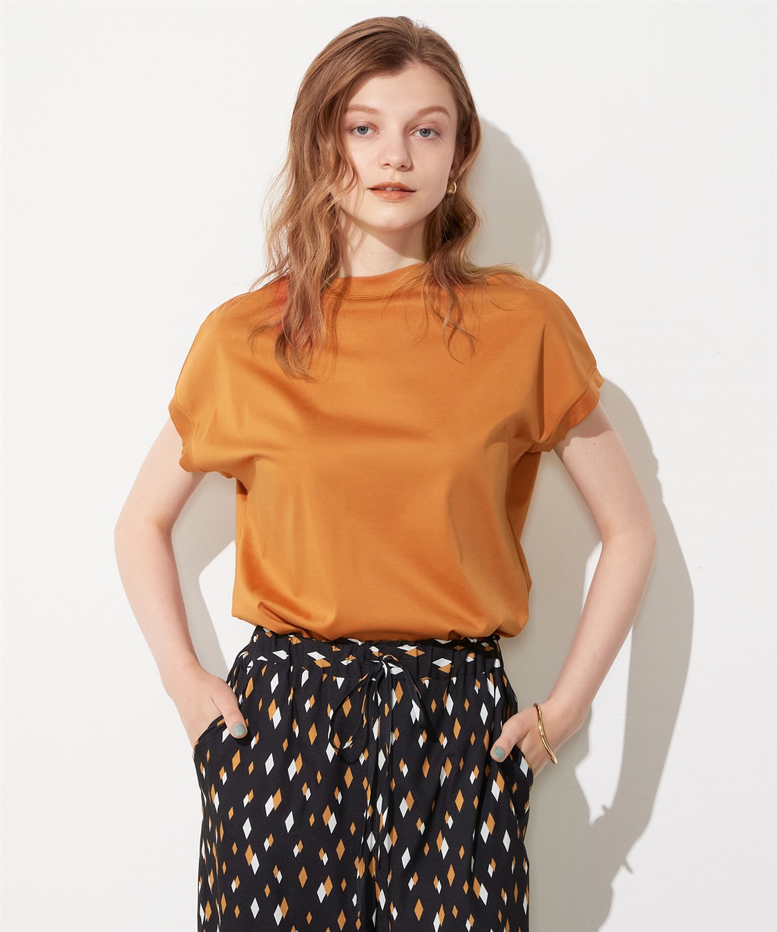 LE SOUK HOLIDAY モックネックTシャツ_variation_2