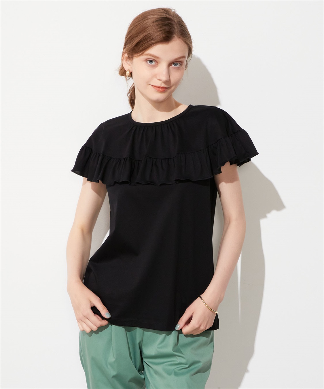 LE SOUK HOLIDAY フリルネックプルオーバー_variation_1