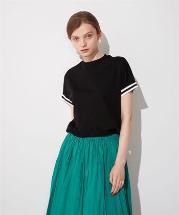 LE SOUK HOLIDAY 袖レースモックネックTシャツ_variationthumb_1