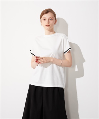 LE SOUK HOLIDAY 袖レースモックネックTシャツ_variationthumb_2