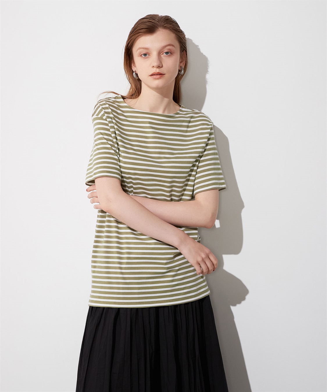 ボートネックボーダーTシャツ LE SOUK HOLIDAY｜クロスプラス公式通販