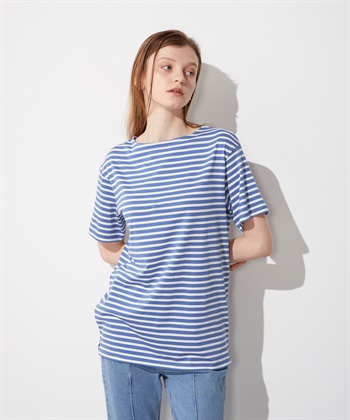 LE SOUK HOLIDAY ボートネックボーダーTシャツ_variationthumb_3