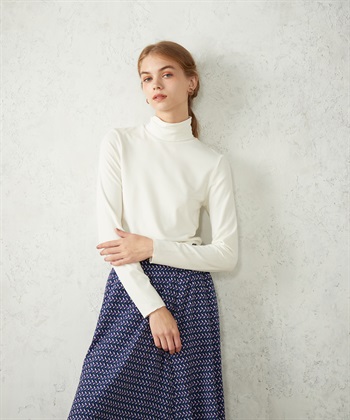 LE SOUK HOLIDAY 起毛フライスハイネックプルオーバー_variationthumb_2