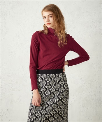 LE SOUK HOLIDAY 起毛フライスハイネックプルオーバー_variationthumb_5