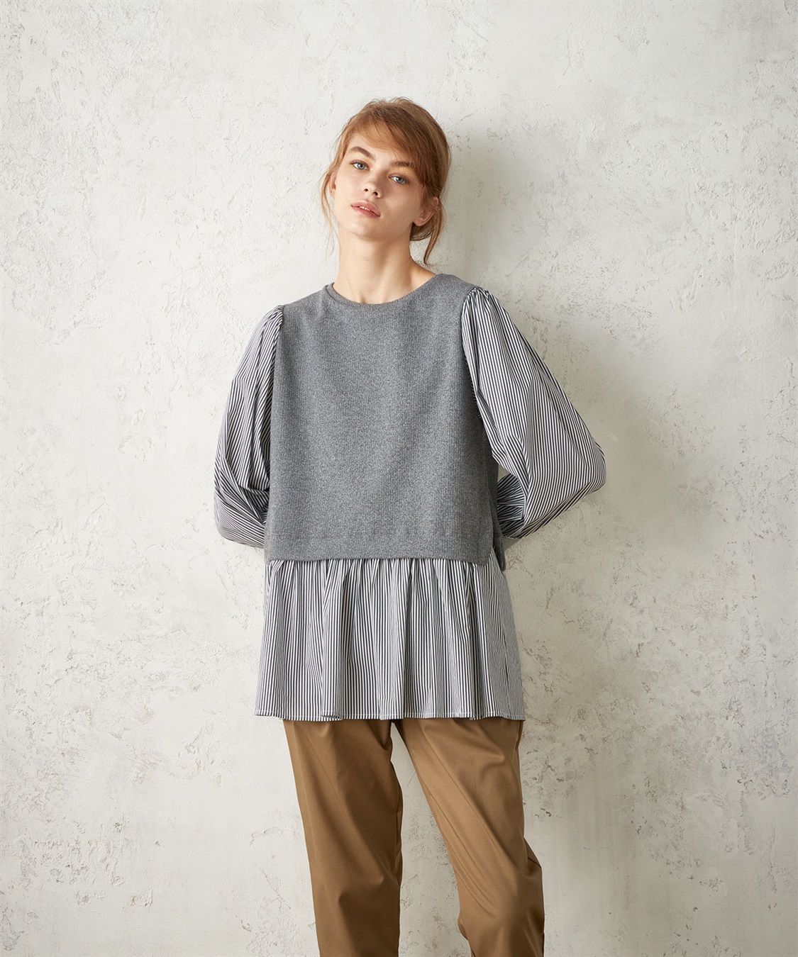 シャツドッキングプルオーバー LE SOUK HOLIDAY|クロスプラス公式通販 ...
