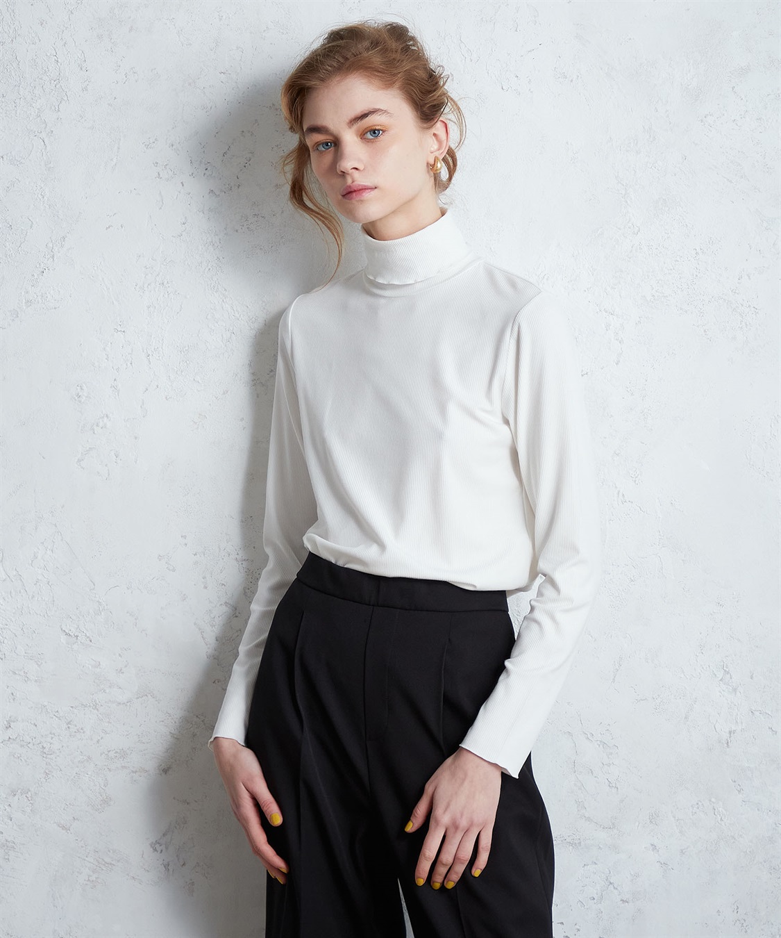 LE SOUK HOLIDAY メローハイネックカットプルオーバー_variation_2