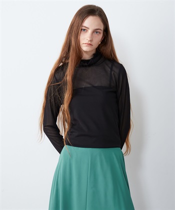 LE SOUK HOLIDAY チュールハイネックプルオーバー_variationthumb_3