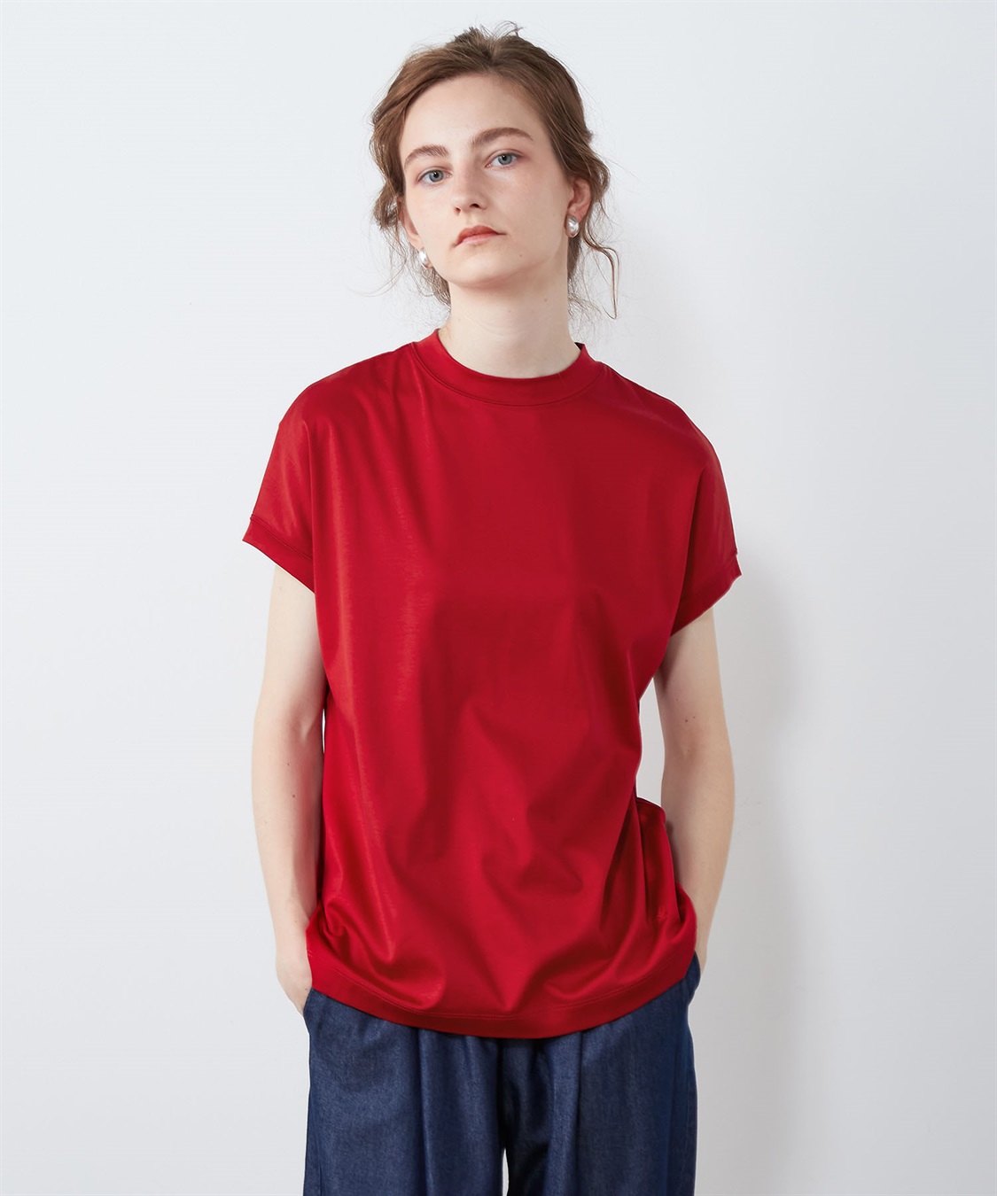 LE SOUK HOLIDAY モックネックTシャツ
