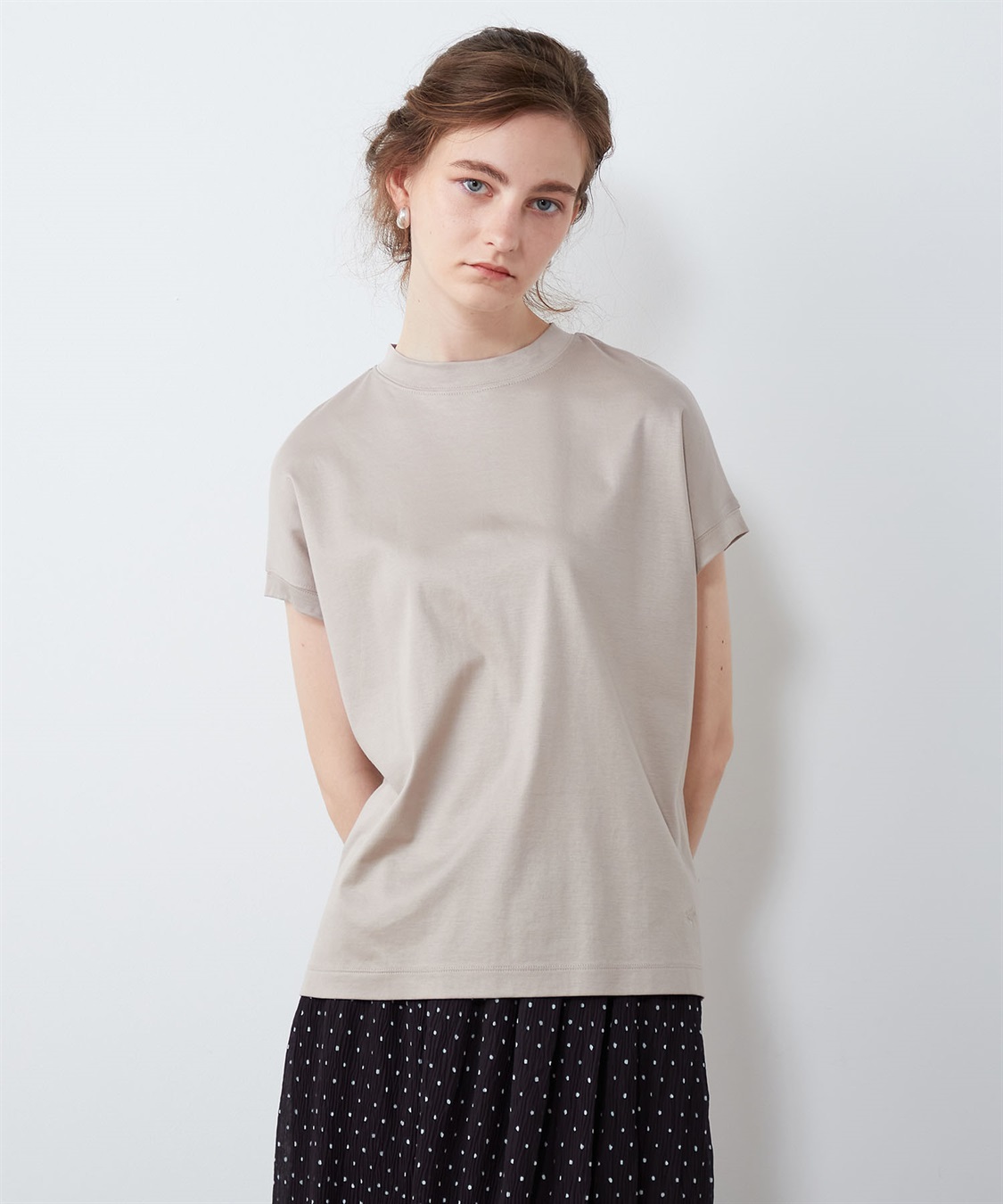 LE SOUK HOLIDAY モックネックTシャツ_variation_2