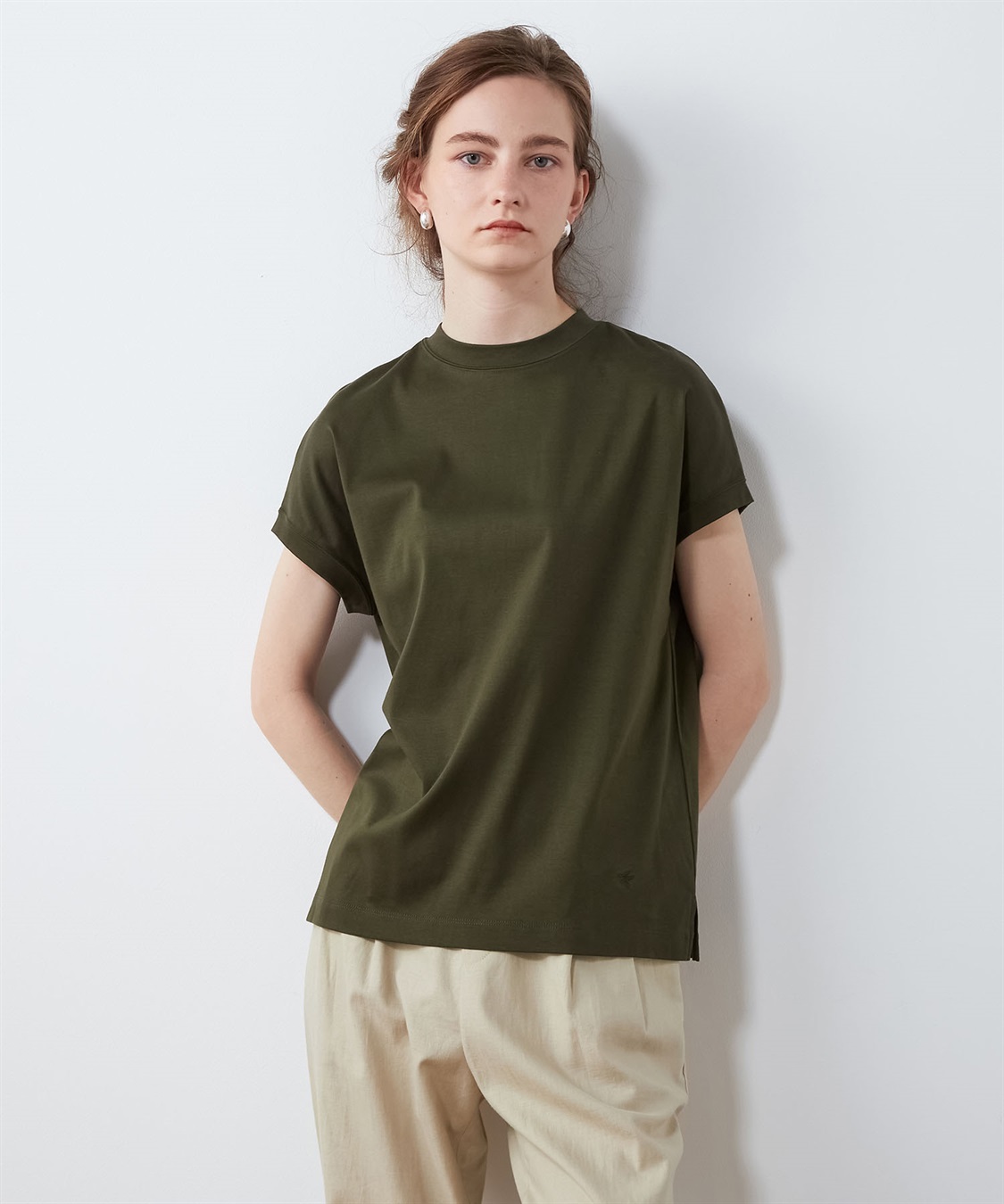 LE SOUK HOLIDAY モックネックTシャツ_variation_3