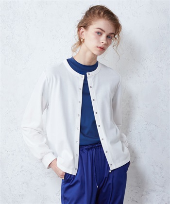 LE SOUK HOLIDAY 鹿の子スナップボタンカーディガン_variationthumb_1