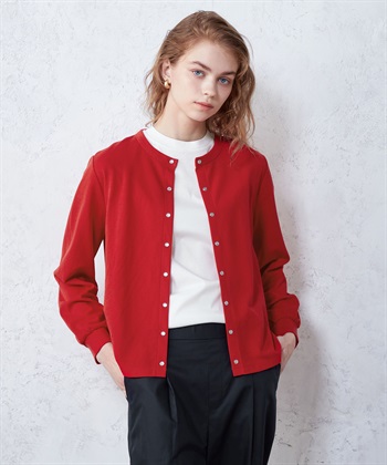 LE SOUK HOLIDAY 鹿の子スナップボタンカーディガン_variationthumb_2