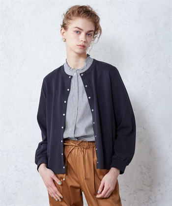 LE SOUK HOLIDAY 鹿の子スナップボタンカーディガン_variationthumb_3