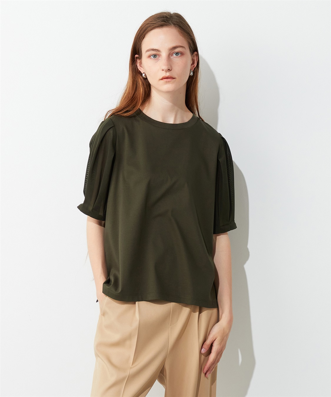 LE SOUK HOLIDAY チュールスリーブプルオーバー_main