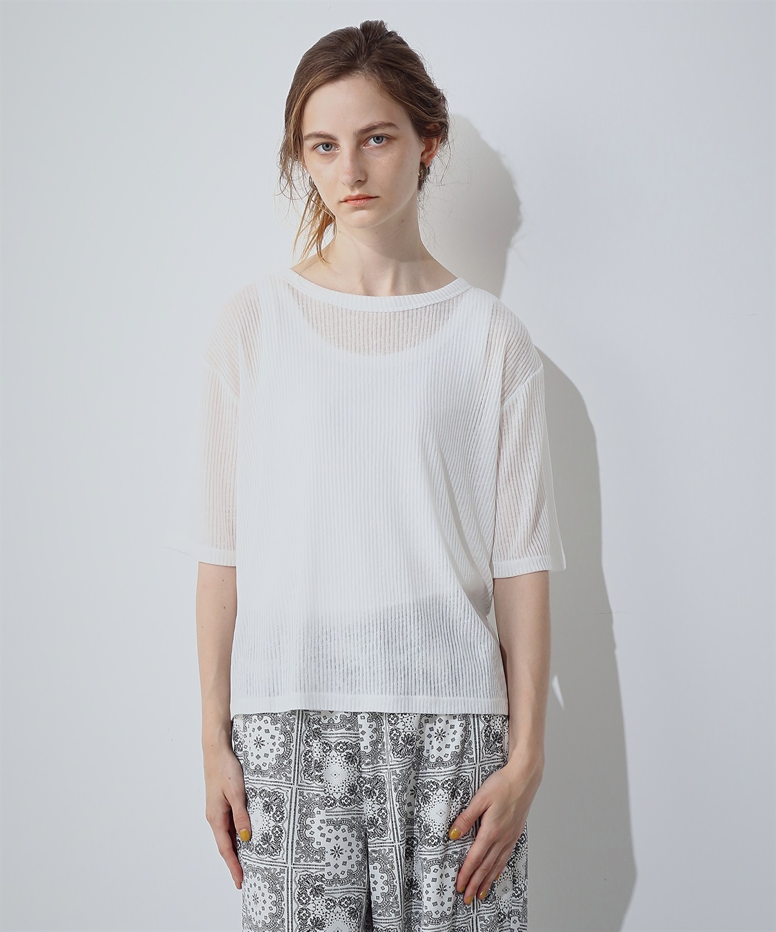 LE SOUK HOLIDAY テレコプルオーバー_variation_2