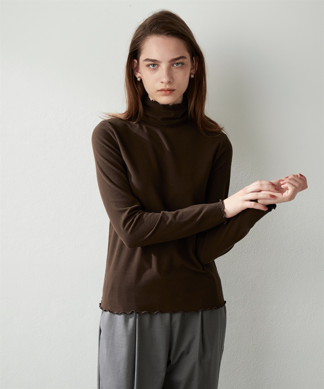 LE SOUK HOLIDAY メロウハイネックプルオーバー_variation_8