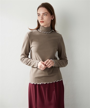 LE SOUK HOLIDAY バイカラーメロウハイネックプルオーバー_variationthumb_4