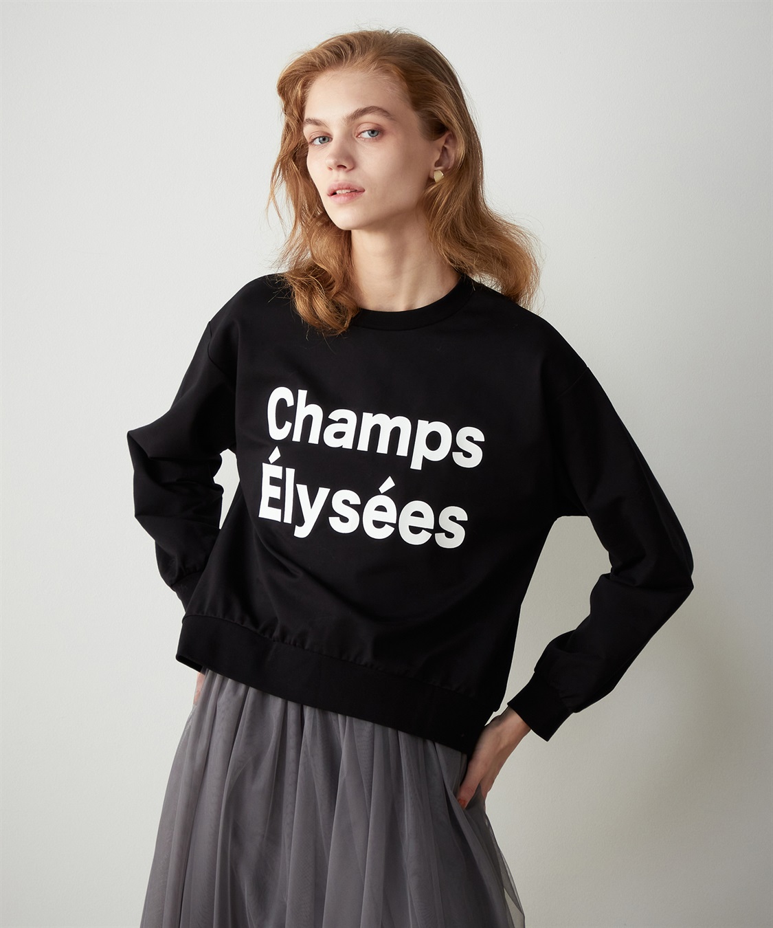 LE SOUK HOLIDAY ロゴプリントプルオーバー_main